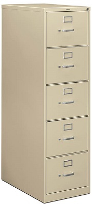 5 Drawer File Cabinet